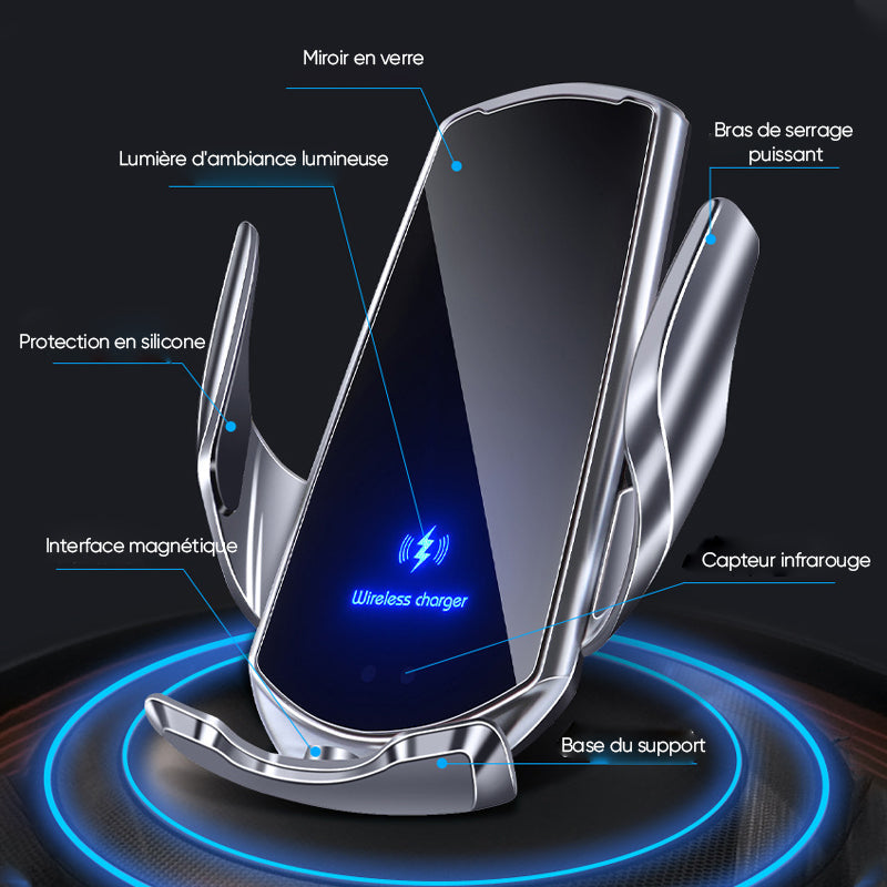 Support for wirelessly rechargeable phone