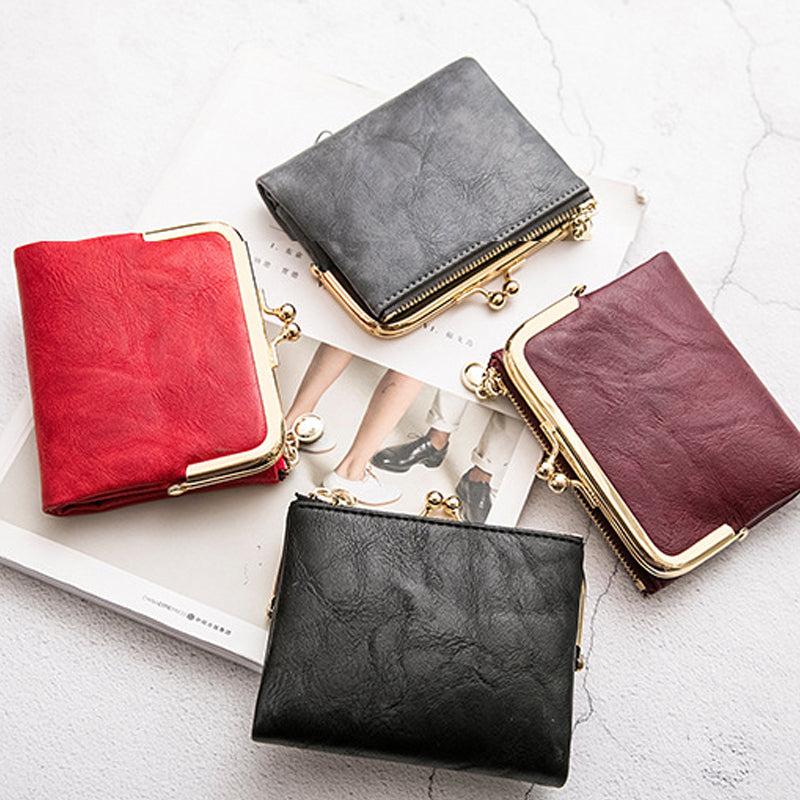 Mini Fashion Women's Square Short Wallet