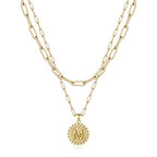 Golden Initial Necklaces for Women