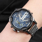 Stainless Steel Chronograph Quartz Watch