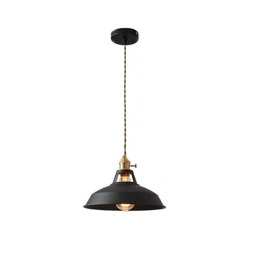 Vintage pastel pendant lamp - Metallic elegance - Soft ambiance