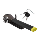 LockShield Premium Steering Wheel Lock with Triple Locking & Alarm