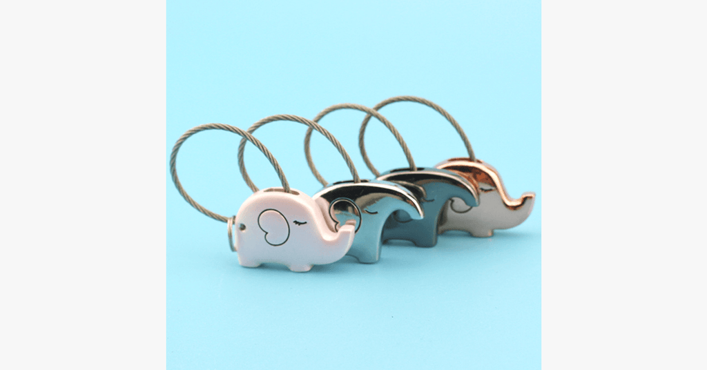 Elephant Love Keychain Set