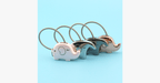 Elephant Love Keychain Set