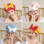 Super absorbent hair towel wrap