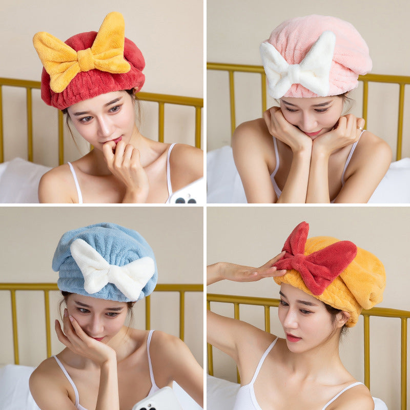 Super absorbent hair towel wrap