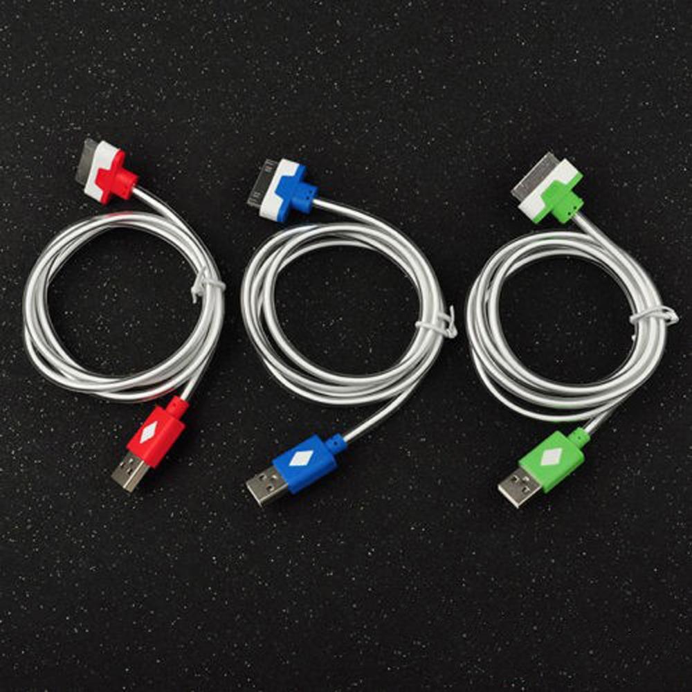 LED USB Cable - LED Flowing Visible Light Up Luminescent Smart Charge