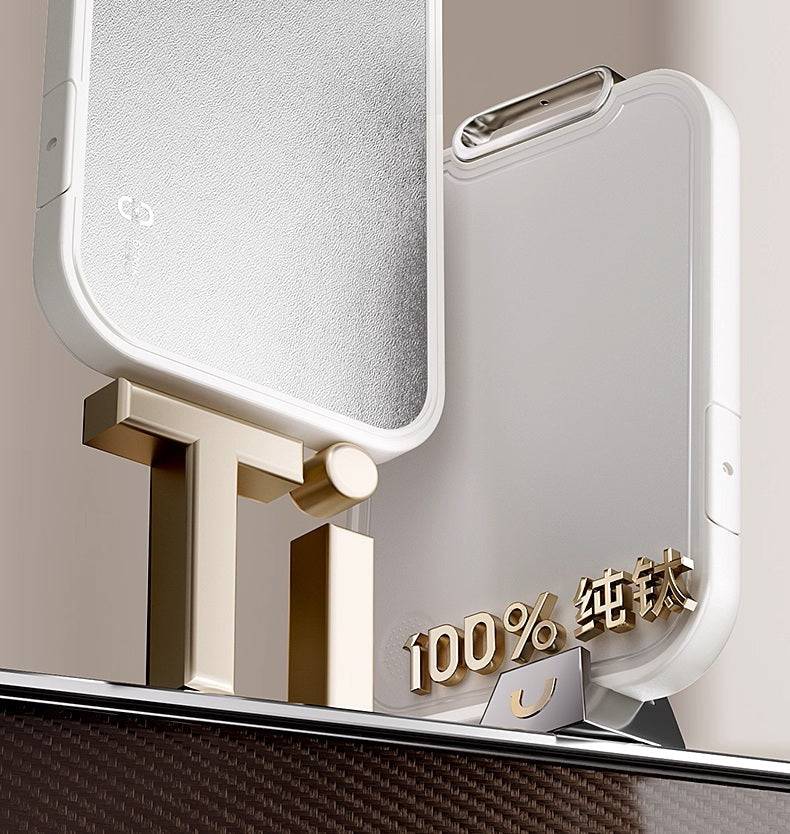 Pure Titanium Double-Sided Cutting Board - Antibacterial, Mold-Proof, Food-Grade Kitchen Essential