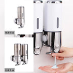Wall Mounted Soap Dispenser | SudsStation Bathroom Organizer | Stainless Steel & ABS | 16.9 fl oz | Set of 1–3