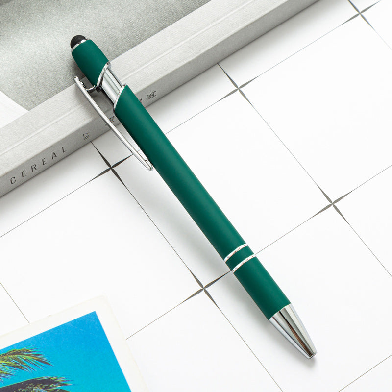 Metal Print Aluminum Ballpoint Pen, 8 Pieces