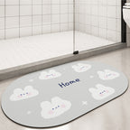 Cute Cartoon Bathroom Super Absorbent Quick Dry Mat