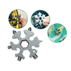 Snowflake - MultiTool 18-in-1 Stainless Steel Portable for Outdoor Adventures