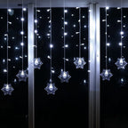 Snowflake Remote Control Ice Strip Light Blinking LED Decorative String Lights