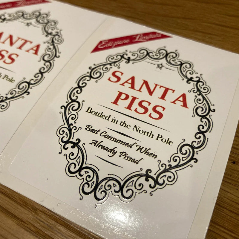 Christmas Fun Novelty Bottle Labels (5PART)