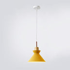 AuroraLite Nordic Pendant Light | Metal Design | 1-Light | Modern Color Options