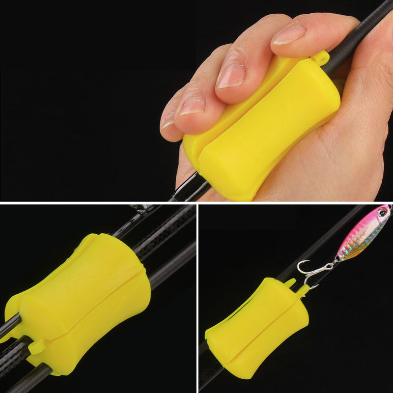 Wearable fishing rod solid ball