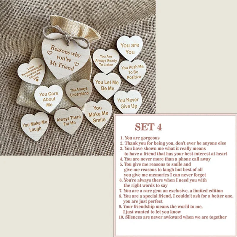 "Reasons why you are my friend" Friendship gift