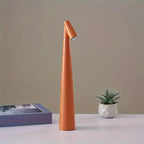 Table Lamp Modern Red Metal LED Light