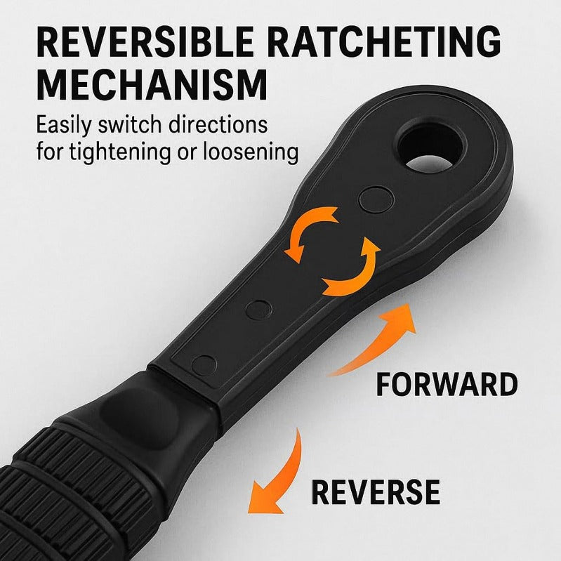 Universal 4-in-1 Ratcheting Drill Chuck Key Set