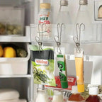 15 pieces | Stainless steel clips with hooks – Safe hanging & space-saving storage