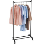 15 kg./33 lbs. height-adjustable clothing rack