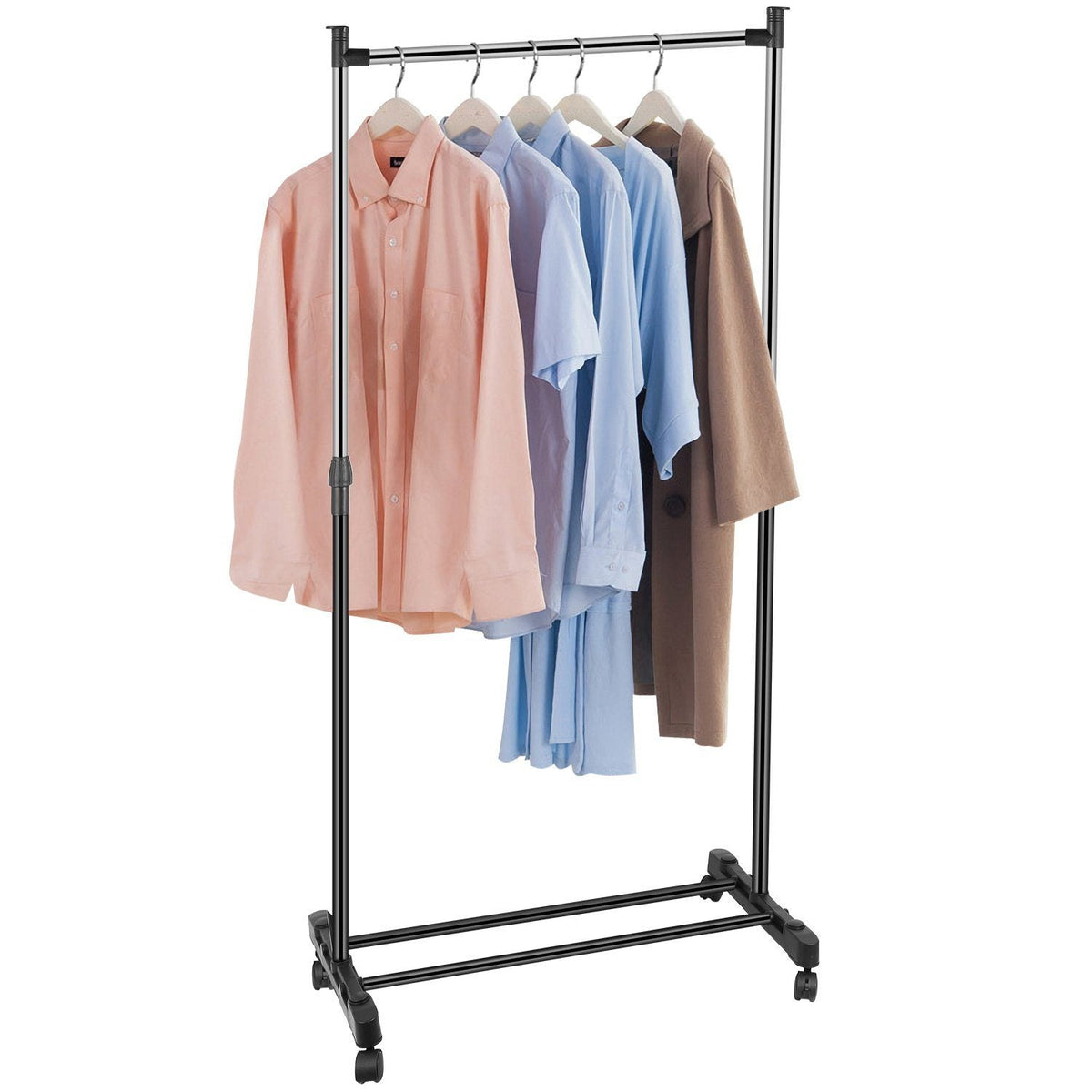 15 kg./33 lbs. height-adjustable clothing rack