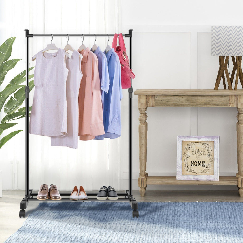15 kg./33 lbs. height-adjustable clothing rack