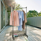 15 kg./33 lbs. height-adjustable clothing rack