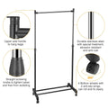 15 kg./33 lbs. height-adjustable clothing rack