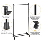 15 kg./33 lbs. height-adjustable clothing rack