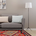 Beef Frame Retro Tribal Carpet with Moroccan Medallion synthetic anti-slip pet-friendly rug for the fireplace