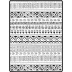 Scandinavian Geometric Chevron Rug Southwest Tribal Rug Synthetic Pet Friendly Area Rug for Living Room