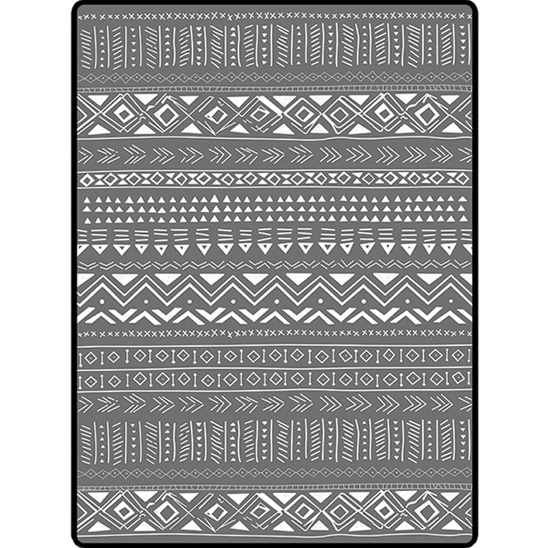 Scandinavian Geometric Chevron Rug Southwest Tribal Rug Synthetic Pet Friendly Area Rug for Living Room