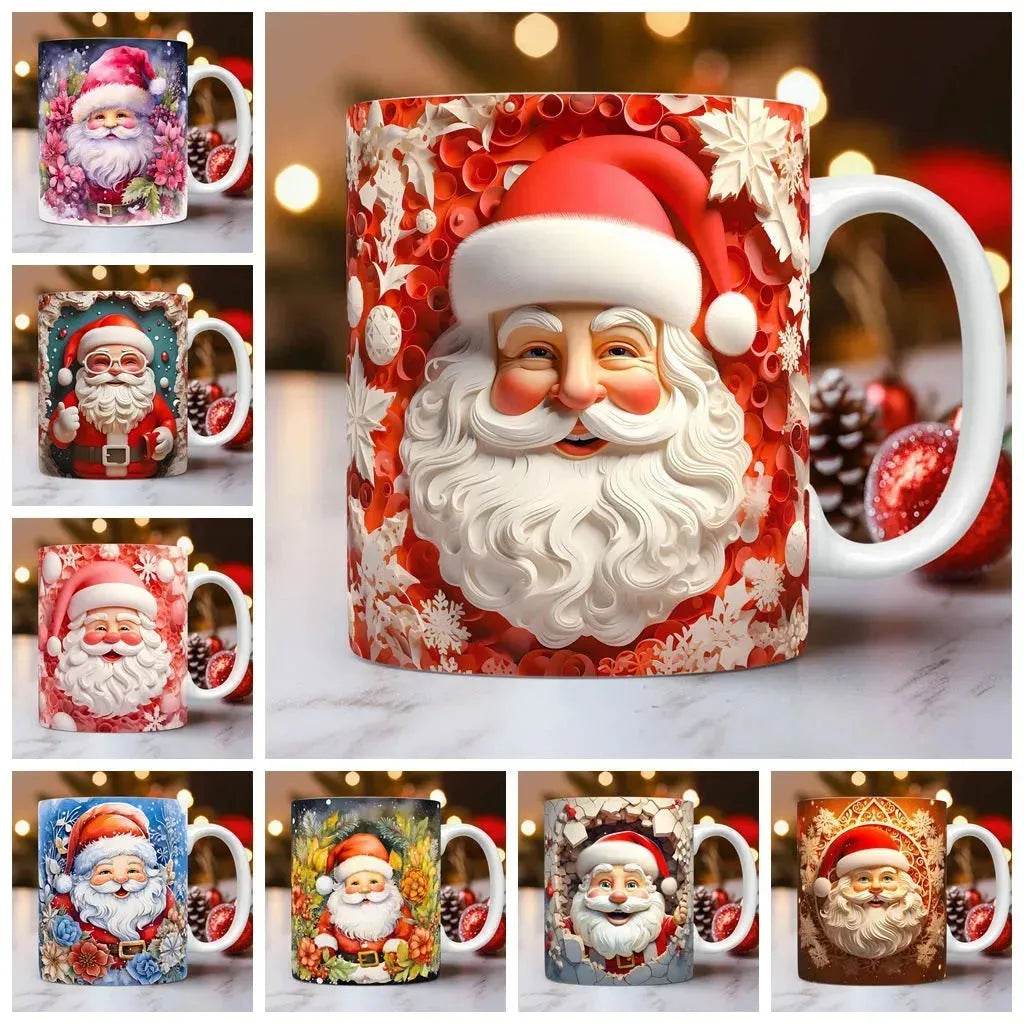 Creative 3D Christmas Ceramics Mug Christmas gift