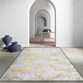 Gray Bedroom Rug Modern Abstract Chevron Stripe Pattern Rug Polyester Washable Rug