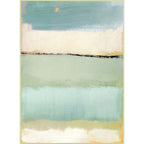 Teal Bedroom Carpet Modern Abstract Color Block Pattern Rug Polyester Washable Rug