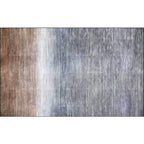 Modern living room carpet in gray abstract ombre stripe pattern carpet polyester washable carpet for the area