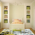 Gray Bedroom Rug Modern Abstract Oil Painting Pattern Rug Polyester Washable Rug