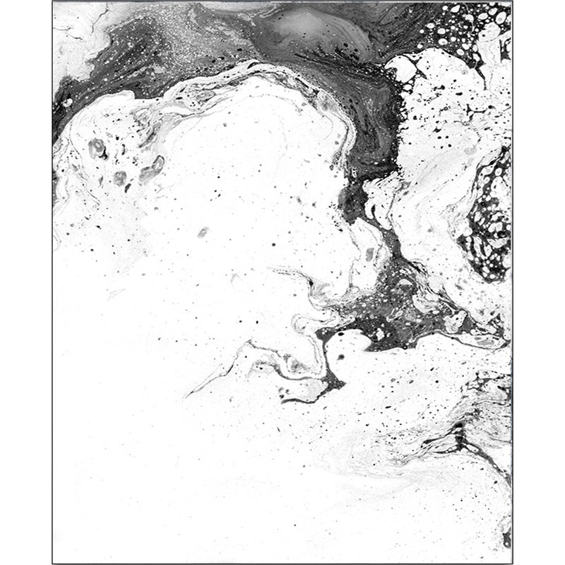Modern living room rug in white with abstract oil painting pattern rug polyester washable rug