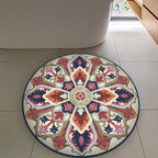Unique Southwest Rug Brown Americana Rug Synthetic Non-slip Underlay Rug for Bedroom