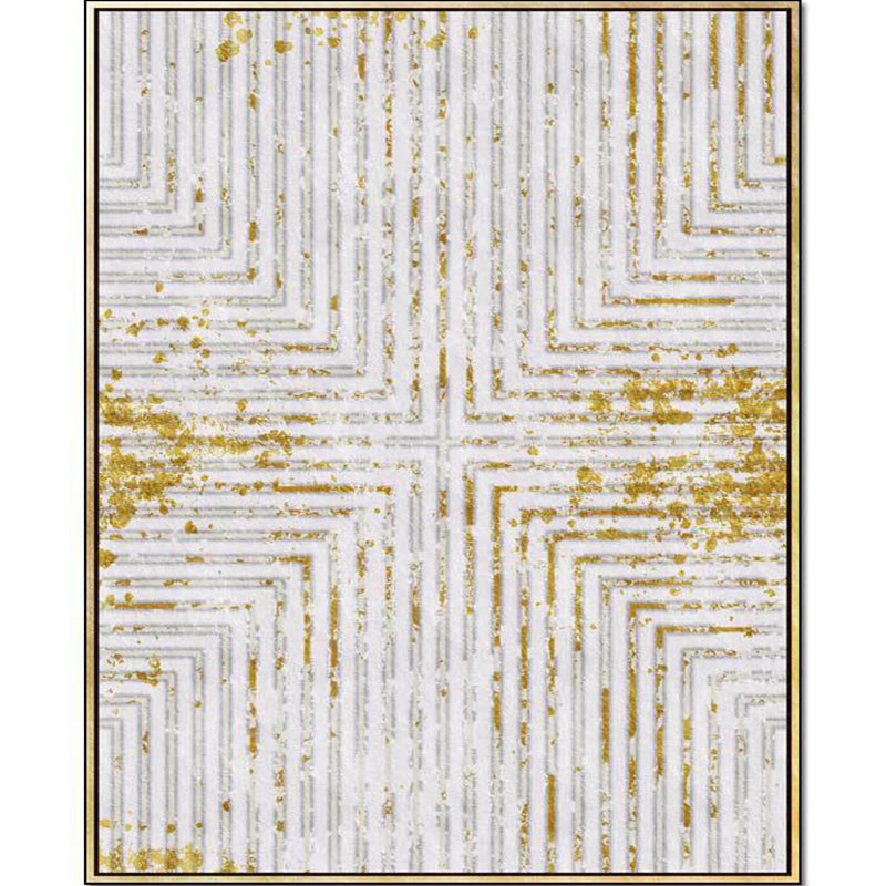 Modern living room rug in black and white with abstract stripe cross pattern rug polyester washable rug
