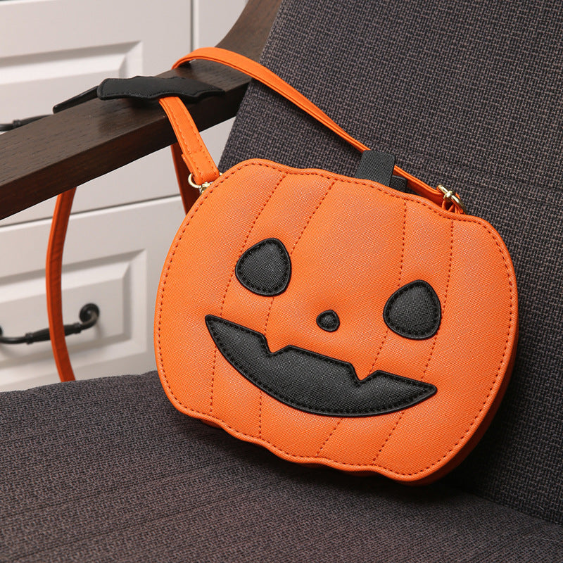 Halloween Messenger Bag – Minimalistic Shoulder Bag in Solid Colors
