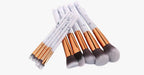Chic Brush Set with Marble Handle - Versatile Luxuriously Looking Brushes