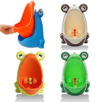Children's urinal in frog shape – portable potty trainer with adjustable height