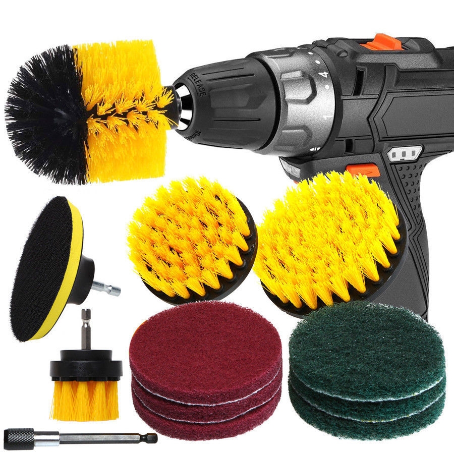 Electric drill brush