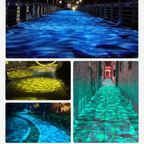 Dynamic Wave Effect Landscape Light Projector