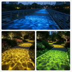 Dynamic Wave Effect Landscape Light Projector