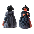 Halloween Witch Doll Statue Decor Desktop