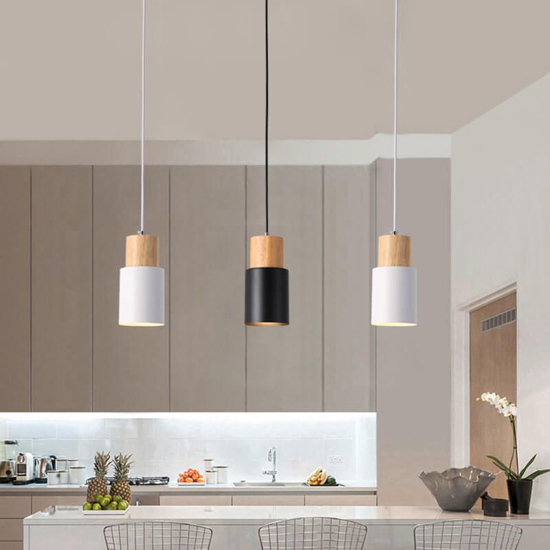 SinglePend - Nordic Macaron Cylinder Aluminium 1-flame LED pendant lamp