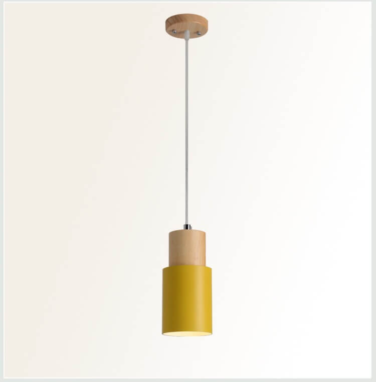 SinglePend - Nordic Macaron Cylinder Aluminium 1-flame LED pendant lamp